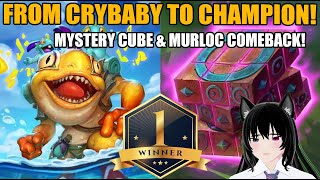 😭➡️🏆 From Disaster to Victory Mystery Cube Murlocs Win  Hearthstone Battlegrounds [upl. by Melda950]