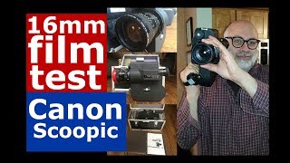 Canon Scoopic 16mm Film Camera Overview [upl. by Seavey]