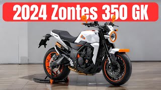 2024 ZONTES 350 GK  A MODERN AND AGGRESSIVE MOTORCYCLE [upl. by Salbu]