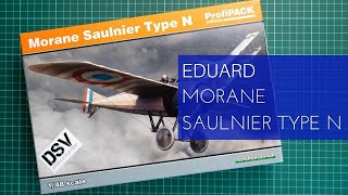 Eduard 148 Morane Saulnier Type N 8095 Review [upl. by Arakal]