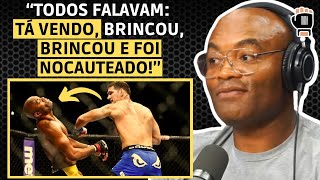 ANDERSON SILVA ABRE O JOGO SOBRE O NOCAUTE SOFRIDO PARA CHRIS WEIDMAN [upl. by Hgielsa986]