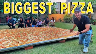 WE MADE BIGGEST PIZZA IN PAKISTAN FOR EID [upl. by Anisor]