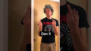 Gen X Vs Gen Z current battle genx genz millenials xennial comedyshorts tiktoktrend actor [upl. by Esinehs]