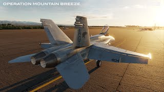 DCS FA18C Hornet Campaign  Operation Mountain Breeze Official Trailer [upl. by Lerual]