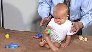 PediatricNeuro Exam 6 month Postural Reflexes  Lateral Propping [upl. by Nitsir]