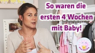 Die ersten 4 Wochen mit Baby  ALINA´S BABY BLOG [upl. by Launamme]