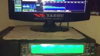 Kenwood ts 2000 with RTL 2832u [upl. by Latsyc]