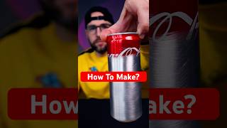 🥤 How to Make a Clear Soda Can the Coca Cola life hack soda experiment shorts [upl. by Sevy]