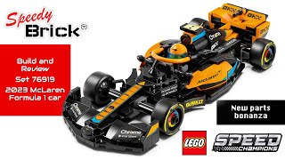 LEGO McLaren F1 car set  76919 Build and Review formula1 speedchampions [upl. by Eecats291]