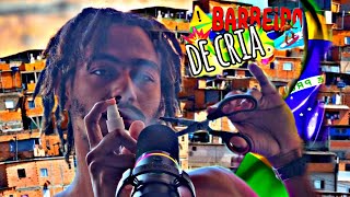 ASMR BARBEIRO DA FAVELA 🇧🇷💥 asmr haircut ⚠️ [upl. by Cocks903]