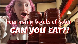 Japan’s most EPIC NOODLE CHALLENGE  Wanko Soba [upl. by Antonio]