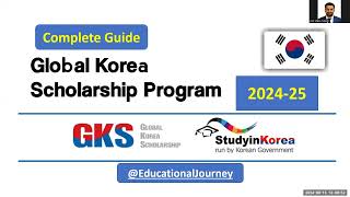 Global Korea Scholarship for Undergraduate GKS 2025 scholarships GKS document preparation [upl. by Aikin]