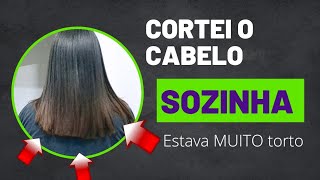 Cortei o cabelo Chanel mais longo 💇‍♀️ cortarcabelo humor [upl. by Enoed]