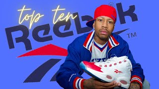 TOP 10 Reeboks of ALL TIME [upl. by Eugenius]