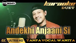 Andekhi Anjaani Si  KARAOKE DUET  TANPA VOCAL WANITA  ITZBONAY MUSIC [upl. by Seth387]