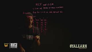 JSS1  Mathematics  HCF and LCM  LCM of three or more numbers  1 [upl. by Yarod]