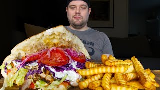 ASMR Deutsch Doner Kebab Mukbang ASMR  Dave Kay ASMR [upl. by Newell]