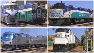 4K  Trains in Oceanside CA [upl. by Antipus791]