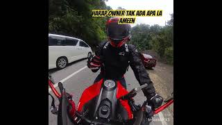 Kemalangan di jalan Tapah  Cameron  QJMotor srk600 benelli tnt600 fyp mforce [upl. by Eitten]