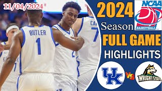 Kentucky vs Wright State FULL GAME  Nov 042024  College mens basketball Ncaa basketball 2024 [upl. by Maudie746]