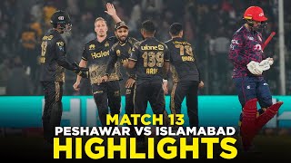 Full Highlights  Peshawar Zalmi vs Islamabad United  Match 13  HBL PSL 9  M2A1A [upl. by Cain]