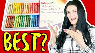 Best Oil Pastels for Beginners ► Pentel Arts Oil Pastel Review [upl. by Ear707]