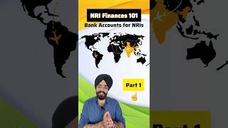 Important bank accounts for NRIs  Part 1 NRI NRE NRO FCNR shorts 18 [upl. by Sillig889]