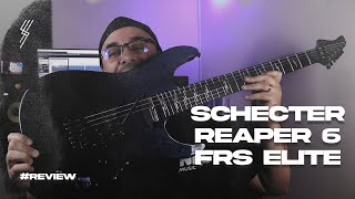 Review Guitarra Schecter Reaper 6 FRS Elite Deep Ocean Blue [upl. by Eiralc984]