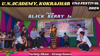 Black Berry 1x dance group unafestival2024 dance unacademy [upl. by Eikceb]