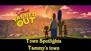 The Simpsons Tapped out Town Spotlight Tammys Town Enjoy [upl. by Sosthenna]