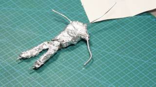 How to Make an ARMATURE for POLYMER CLAY FIGURES [upl. by Ducan]