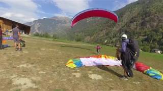 Paragliding in Verbier Switzerland  Part 1 [upl. by Yeltneb]