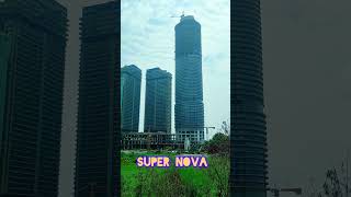 Super Nova Noida Building Height Top Delhi NCR India delhi supernova love india [upl. by Cassil]