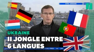 En Ukraine le reporter polyglotte Philip Crowther impressionne [upl. by Jackie]