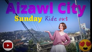 Aizawl City  Sunday ride out 😱 with Nibir da Vlog 🥰 vlog [upl. by Ludlow371]