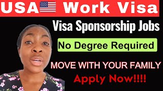 USA Massively Recruiting Unskilled Workers Get an H2B Visa [upl. by Emmer]