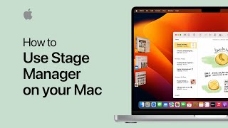 How to use Stage Manager on your Mac  Apple Support [upl. by Gavette588]