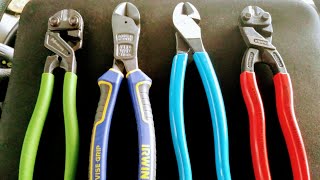 Who Makes the BEST 8quot Diagonal Cutting Pliers Irwin  NWS  vs Channellock cutting test [upl. by Ayanet]