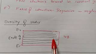 Quantum free electron theory [upl. by Clarine]