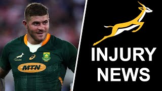 MALCOLM MARX Injured for Rest of RUGBY WORLD CUP 2023 Springboks RWC 2023 News [upl. by Nylegna]