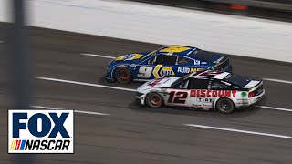 quotAre the Chevys literally just road blockingquot Radioactive Martinsville  NASCAR on FOX [upl. by Tova]