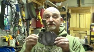 Make a saw blade skinning knife the easy way Final part of series [upl. by Leksehcey]