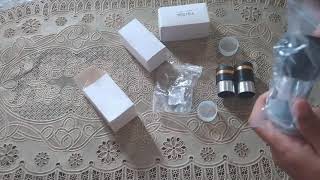 Review Eyepiece Aspheric 23 mm 4mm and barlow 2x SVBony [upl. by Nnaeirelav]