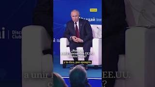 Putin comenta el plan de unión con Estados Unidos contra Chinaputin rusia presidente occidente [upl. by Cherilynn289]