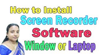 How to Window  Laptop Screen Recorder Software Install Video in Tamil Latest [upl. by Borek]