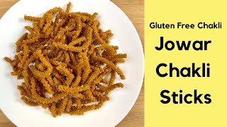 Jowar Chakli Sticks Recipe  Gluten Free amp Easy Chakli Recipe  Jwarichya sticks  Millet Chakli [upl. by Butch]