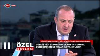 Gürcistan Cumhurbaşkanı  Ahıska Türkleri [upl. by Englis]