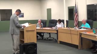 Carrabelle City Commission Meeting September 3 2015 [upl. by Nmutua]