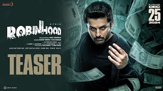 Robinhood Official Teaser  Nithiin  Sreeleela  Venky Kudumula  GV Prakash  Mythri Movie Makers [upl. by Naihr]