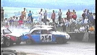 Bristol Stadium  Mendips RaceWay  Stock Car Banger Racing  26th Aug 1990  Part 2 [upl. by Aihsekel]